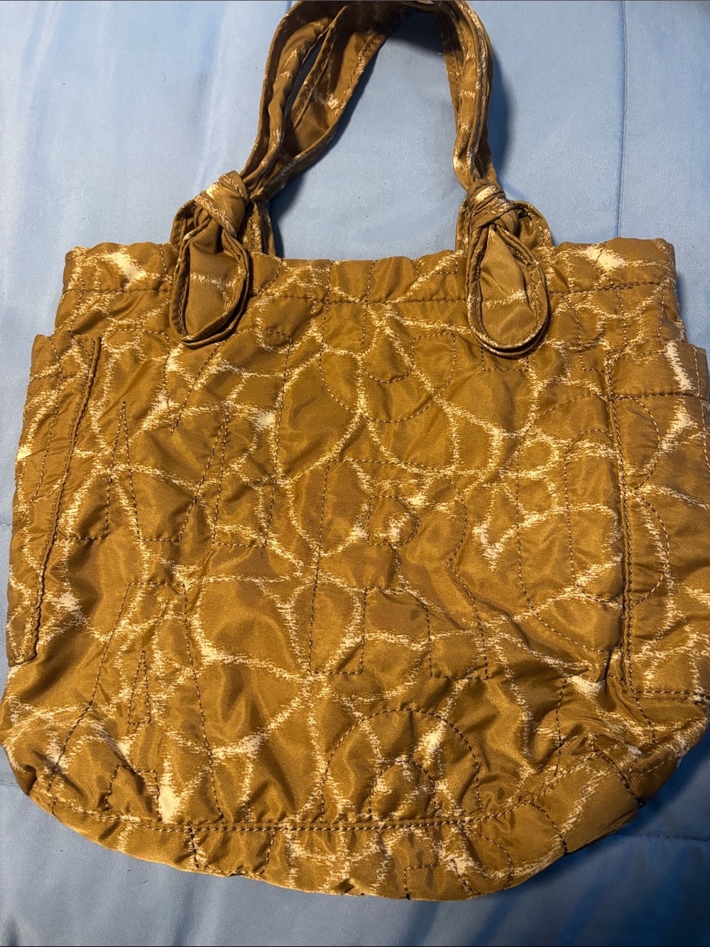 MARC JACOBS Gold Quilted Tote Bag - Picture 2 of 3